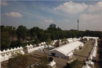 Blick auf die Veranstaltungsfläche des Festi Ramazan in Dortmund.