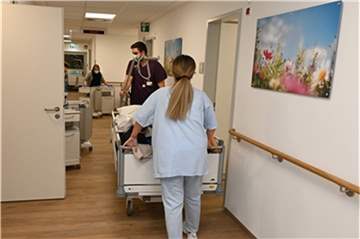 Blick in eine Station des Hellmig-Krankenhauses: „Es hat keine Behandlungsfehler gegeben.“