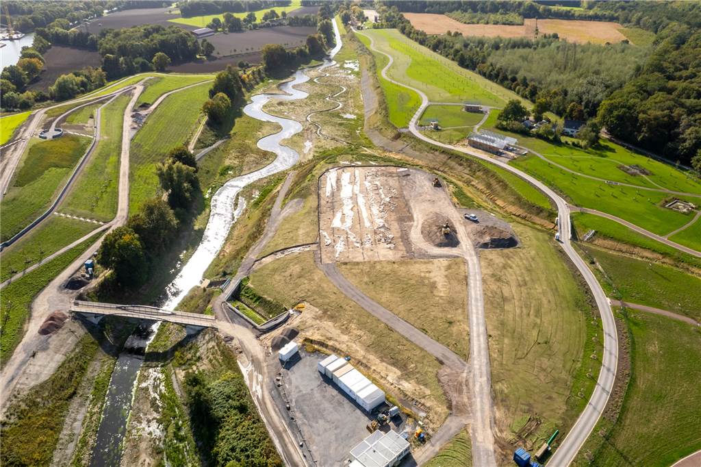 Endspurt im Osten der Stadt: „Emscherland“ wird in diesem Jahr eröffnet Blick auf den westlichen Teil des "Emscherlands".
