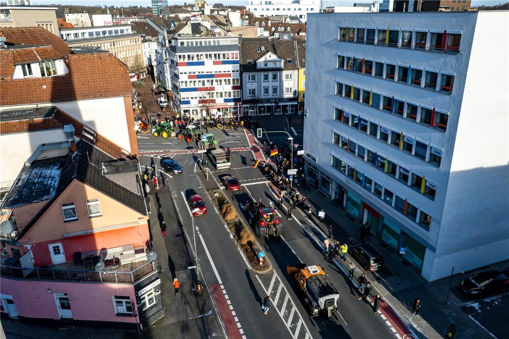 Bauerndemo am 8.1.2024 in Recklinghausen
