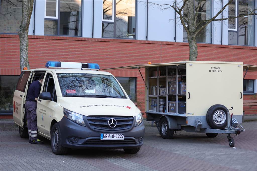 Bombenentschärfung und Evakuierung in Lünen: Die ersten Eindrücke aus dem betroffenen Bereich.