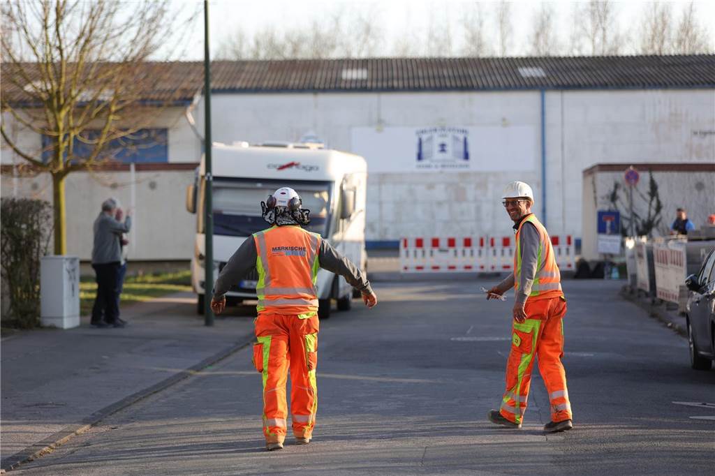 Bombenentschärfung und Evakuierung in Lünen: Die ersten Eindrücke aus dem betroffenen Bereich.