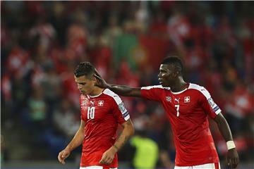 Breel Embolo (r.) feierte mit der Schweiz einen 2:0-Erfolg über Japan.