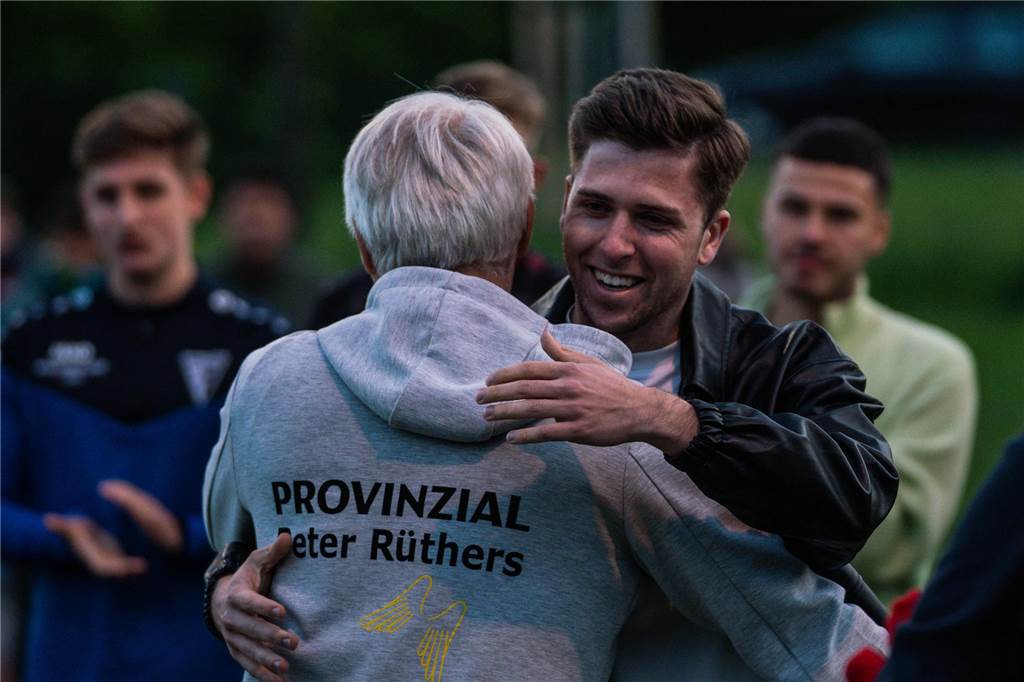 Brian Wolff bei seiner Verabschiedung vom Werner SC.