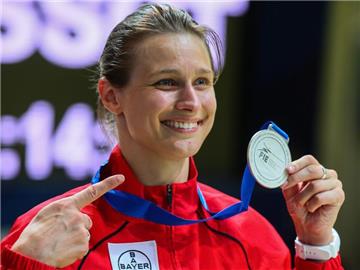 Britta Heidemann holte im Einzel die Silbermedaille. Foto: Sergei Ilnitsky