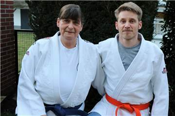 Britta Kretschmer und Dennis Zimmermann sind Spätstarter als Judoka.