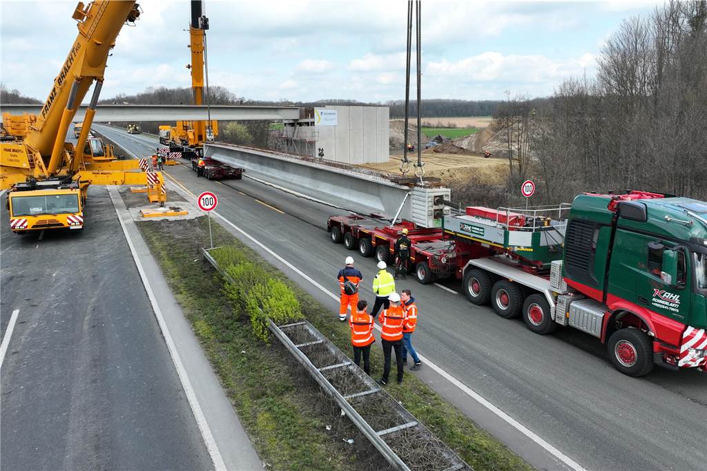 Brückenbau A1 Ascheberg Münster-Hiltrup - 18. märz