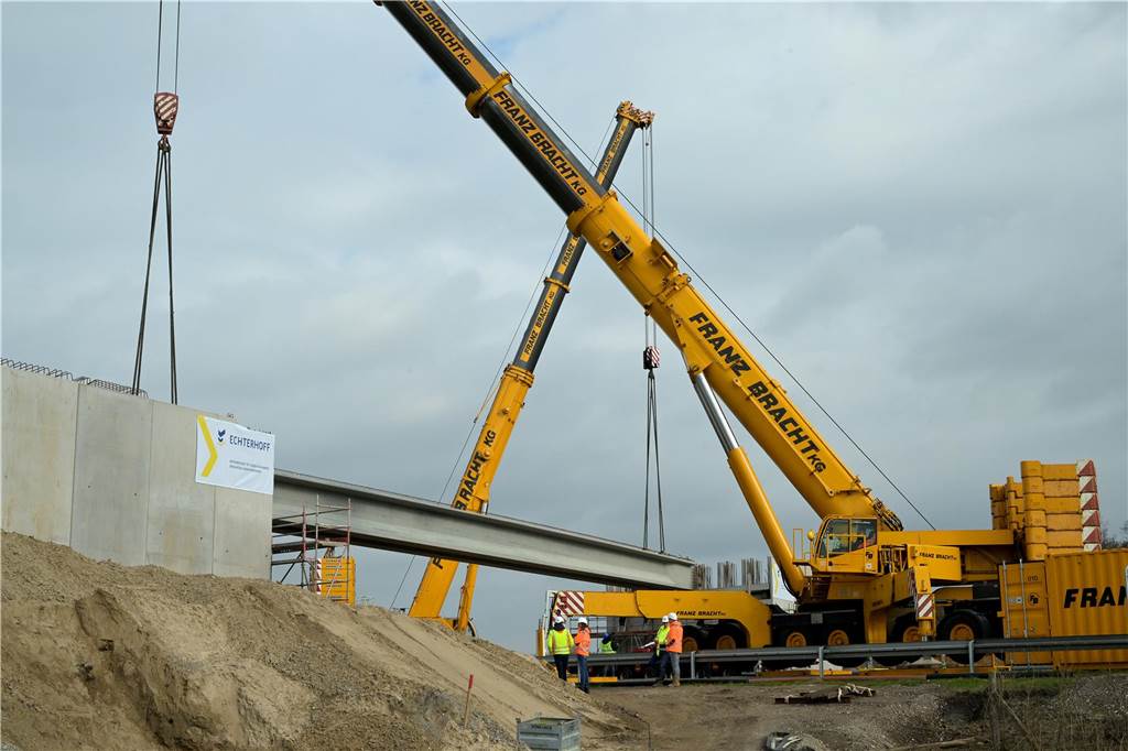 Brückenbau A1 Ascheberg Münster-Hiltrup - 18. märz