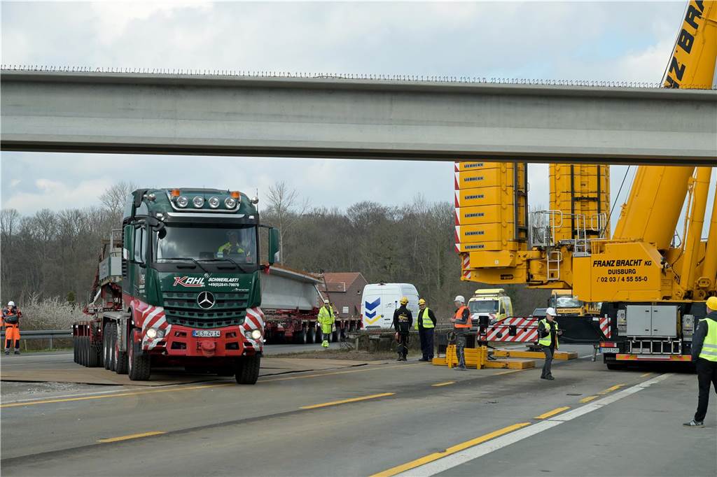 Brückenbau A1 Ascheberg Münster-Hiltrup - 18. märz