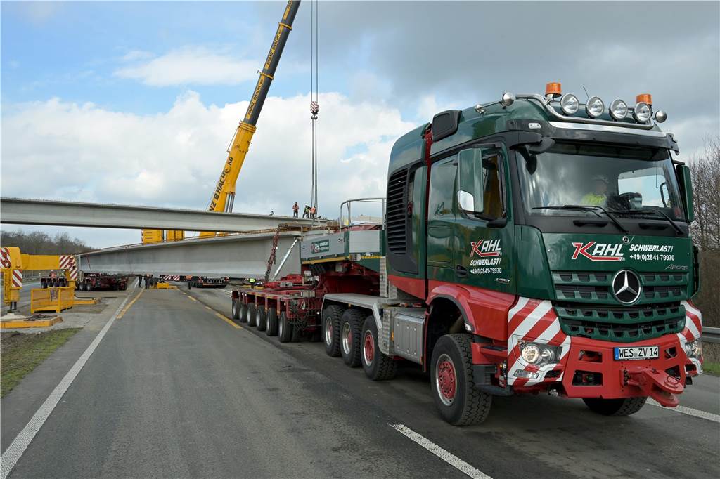 Brückenbau A1 Ascheberg Münster-Hiltrup - 18. märz