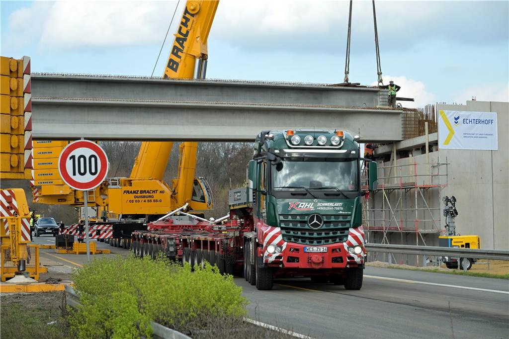 Brückenbau A1 Ascheberg Münster-Hiltrup - 18. märz