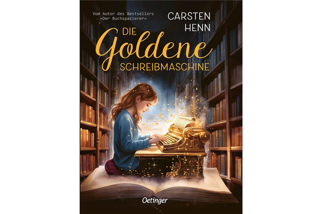 Bücher Beckmann empfiehlt: Diese Kinderbücher sind gute Weihnachtsgeschenke "Die Goldene Schreibmaschine" aus dem Oetinger Verlag.