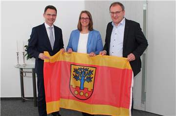 Bürgermeister Dr. Bert Risthaus (l.) verlässt die Gemeinde Ascheberg 2020.