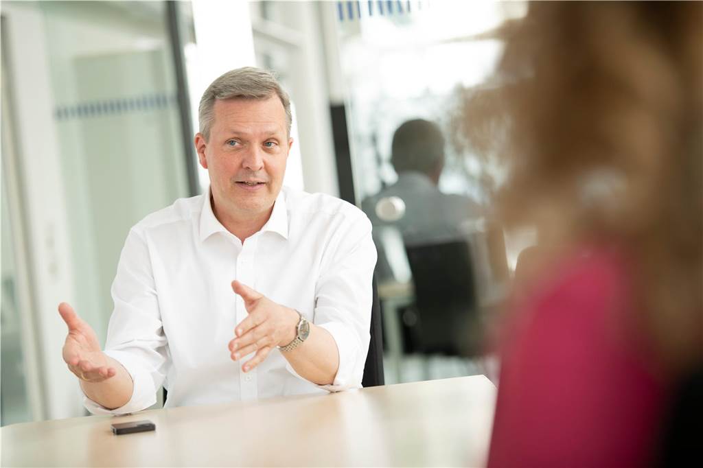 Bürgermeister Kleine-Frauns über Steag-Fläche, Steuern und Stärken Bürgermeister Jürgen Kleine-Frauns im Frühjahr 2021. Seine zweite Amtszeit läuft noch bis Herbst 2025.