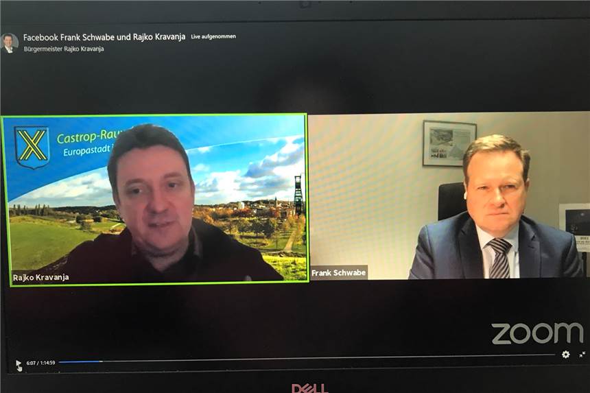 Schwabe und Kravanja: Persönliche Corona-Geständnisse zweier SPD-Politiker Bürgermeister Rajko Kravanja und der SPD-Bundestagsabgeordnete Frank Schwabe im Facebook-Talk.