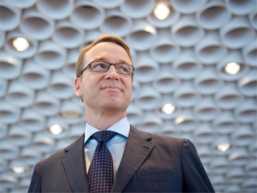 IG Metall sieht sich von Bundesbank bestätigt Bundesbank-Präsident Weidmann spricht sich angesichts des guten Wachstums und der niedrigen Inflation für Lohnsteigerungen aus. Foto: Boris Roessler/Archiv
