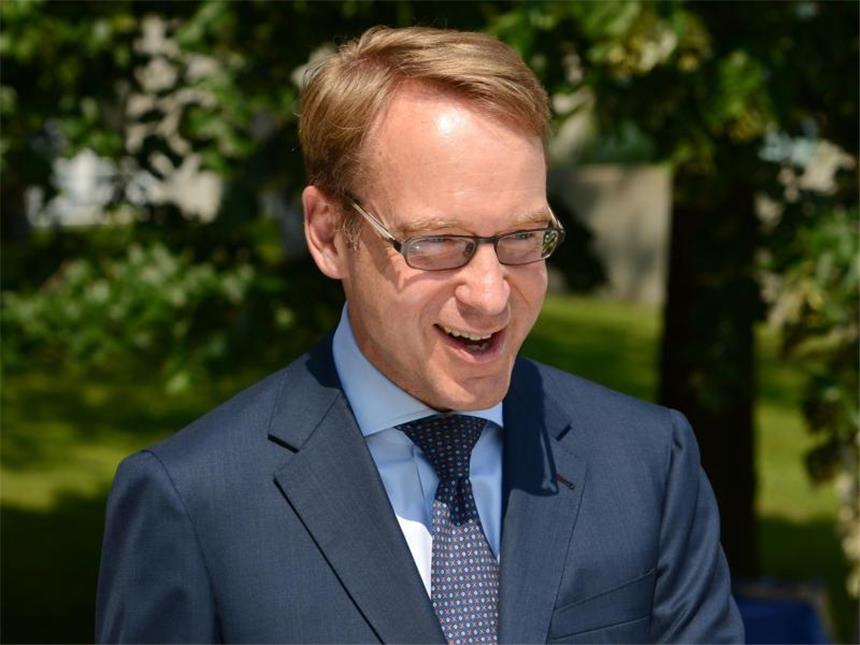 Bundesbank-Chef plädiert für höhere Tariflöhne Bundesbankpräsident Jens Weidmann auf dem Gelände der Deutschen Bundesbank in Frankfurt am Main. Foto: Arne Dedert/Archiv
