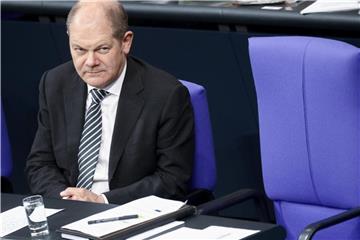 Bundesfinanzminister Olaf Scholz im Bundestag in Berlin. Foto: Kay Nietfeld
