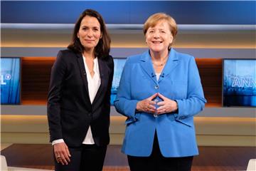 Bundeskanzlerin Angela Merkel war zu gast in der ARD-Sendung „Anne Will“. Foto: Wolfgang Borrs