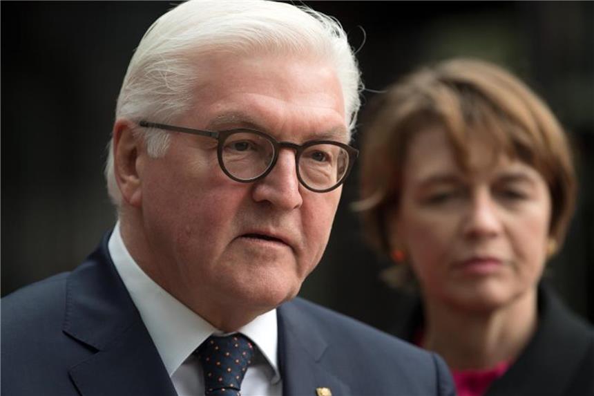 Bundespräsident Frank-Walter Steinmeier und seine Ehefrau Elke Büdenbender. Foto: Federico Gambarini