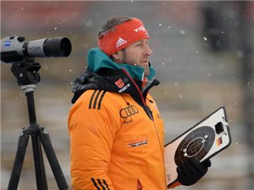 Bundestrainer Mark Kirchner peilt mit der Männer-Staffel einen Podestplatz an. Foto: Ralf Hirschberger
