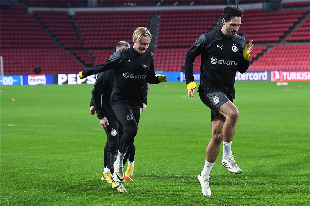 BVB-Abschlusstraining in Eindhoven.