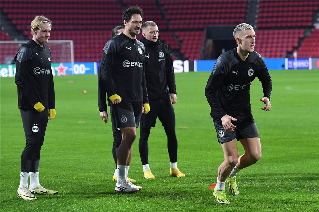 BVB-Abschlusstraining in Eindhoven.