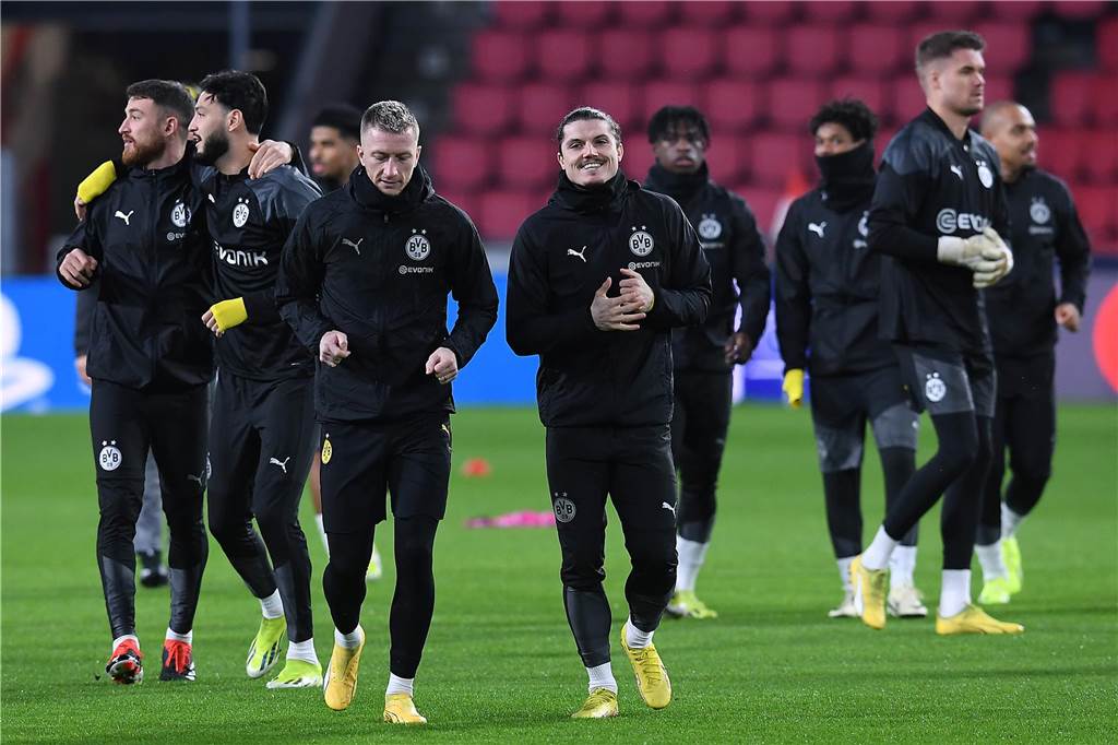 BVB-Abschlusstraining in Eindhoven.