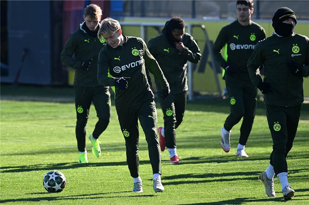 BVB-Abschlusstrining vor dem Heimspiel gegen Lille.