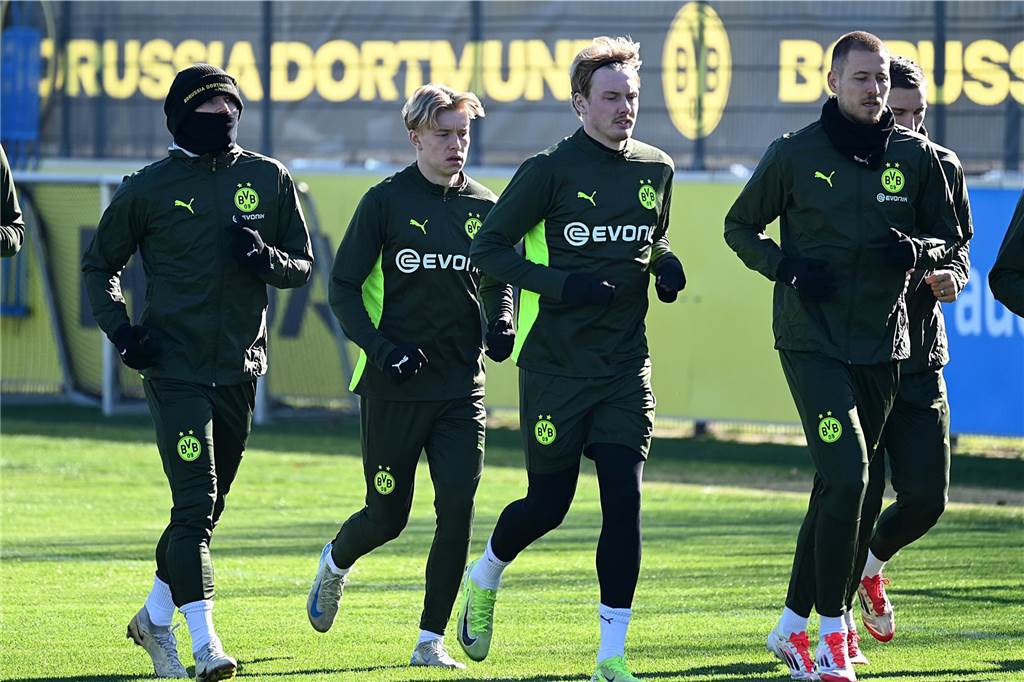 BVB-Abschlusstrining vor dem Heimspiel gegen Lille.