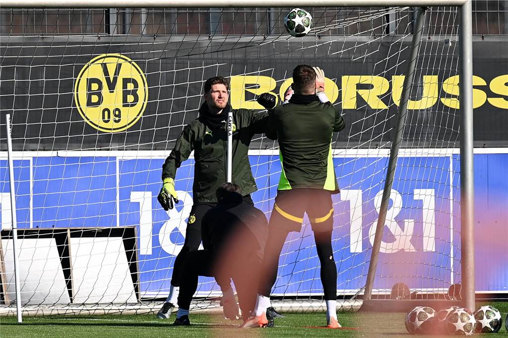 BVB-Abschlusstrining vor dem Heimspiel gegen Lille.