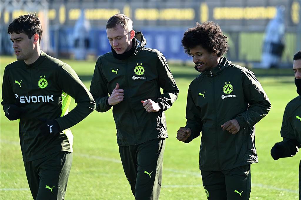 BVB-Abschlusstrining vor dem Heimspiel gegen Lille.