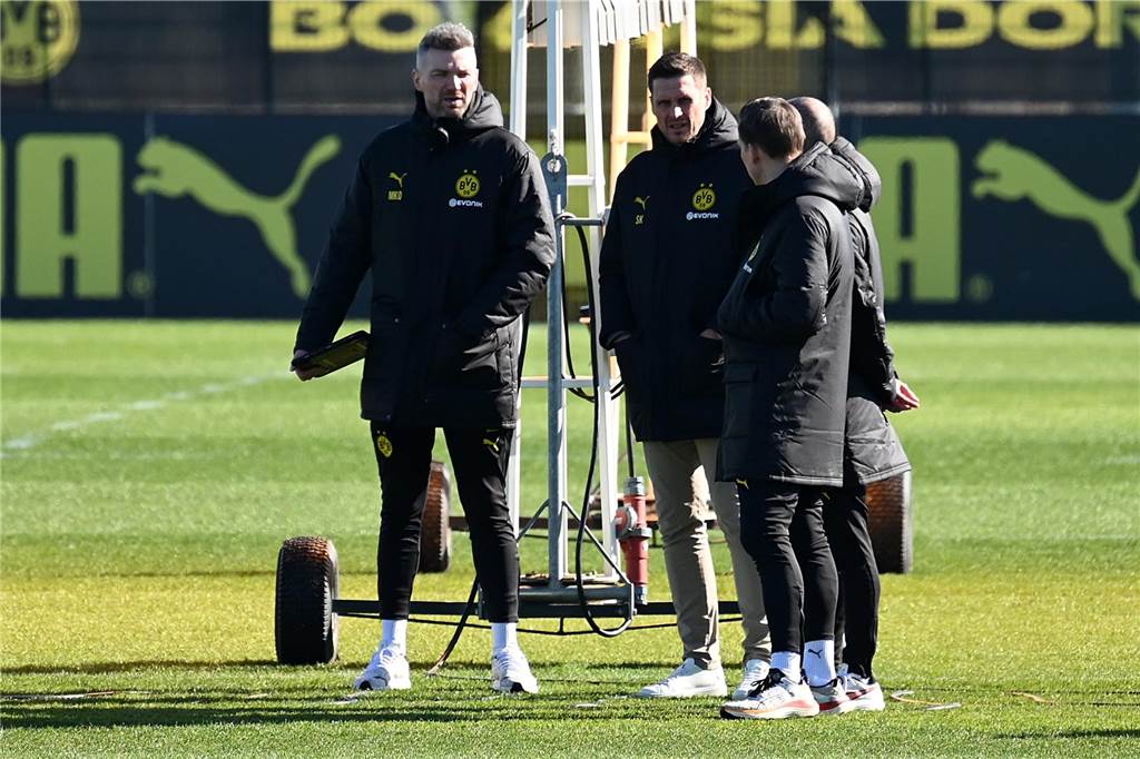 BVB-Abschlusstrining vor dem Heimspiel gegen Lille.