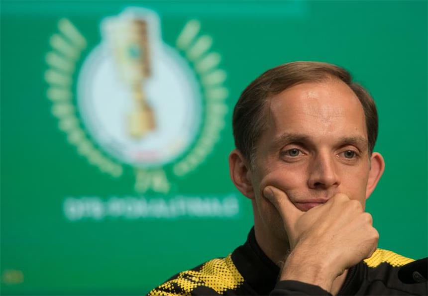 Tuchel: "Es wird eine enge Geschichte werden" BVB-Coach Thomas Tuchel erwartet im DFB-Pokalfinale gegen Eintracht Frankfurt ein enges Duell.