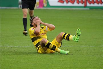 BVB-Kapitän Marcel Schmelzer zog sich erneut eine Verletzung am rechten Sprunggelenk zu. 