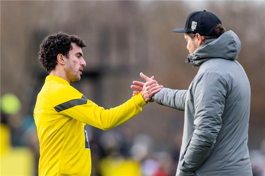 BVB-Profis beim Training.