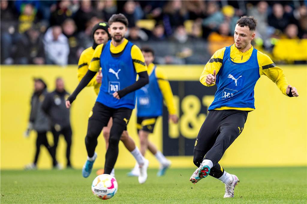 BVB-Profis beim Training.