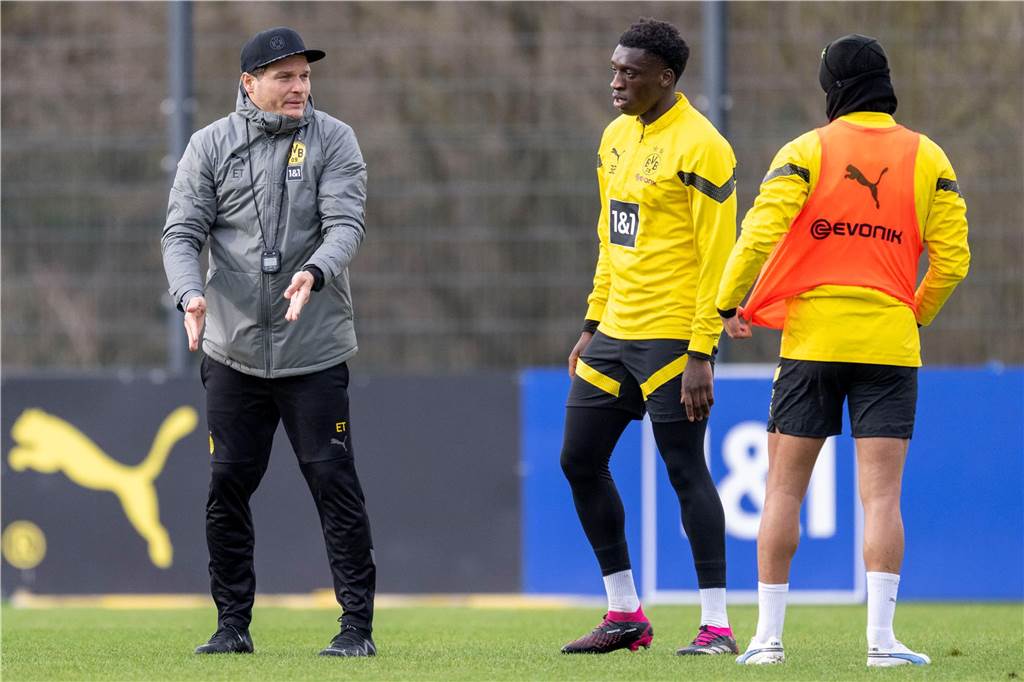 BVB-Profis beim Training.