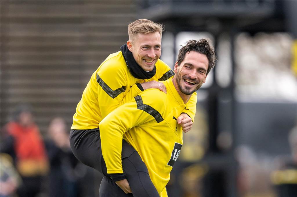 BVB-Profis beim Training.