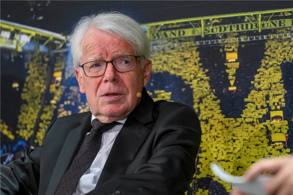 BVB-Talk in der Fanwelt mit Dr. Reinhard Rauball.