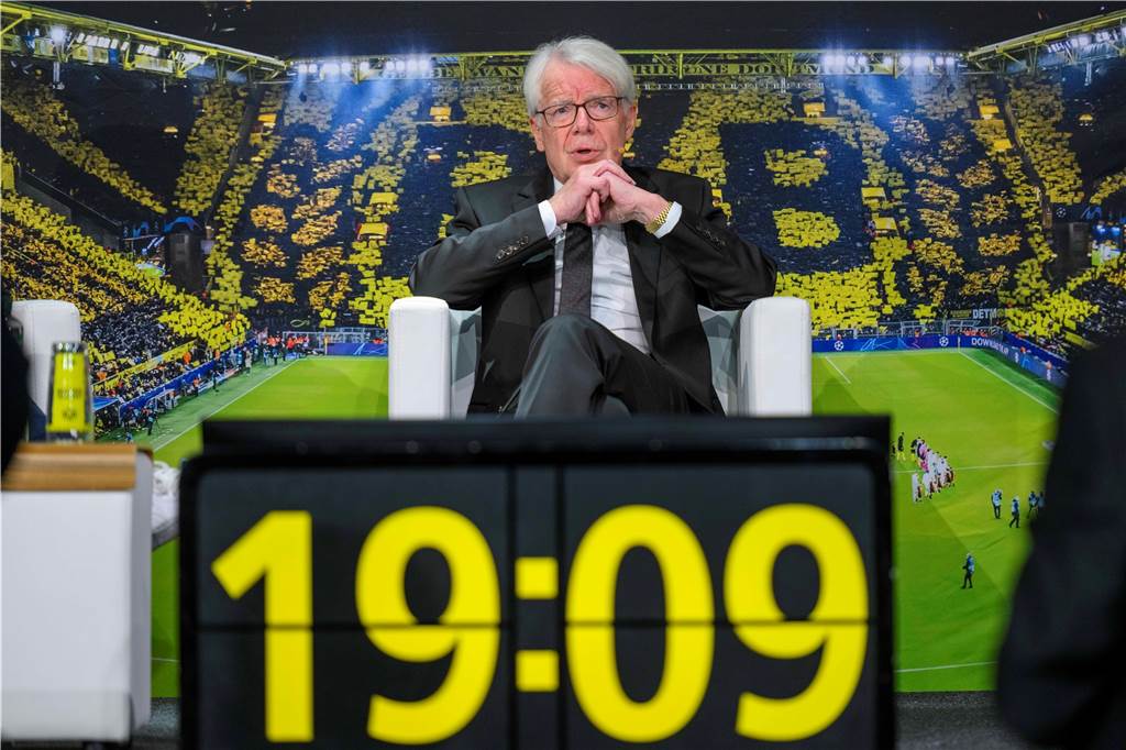 BVB-Talk in der Fanwelt mit Dr. Reinhard Rauball.