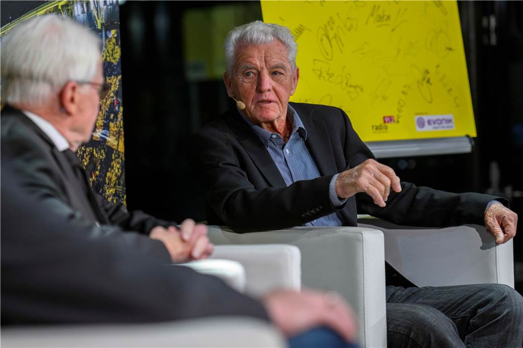 BVB-Talk in der Fanwelt mit Dr. Reinhard Rauball.