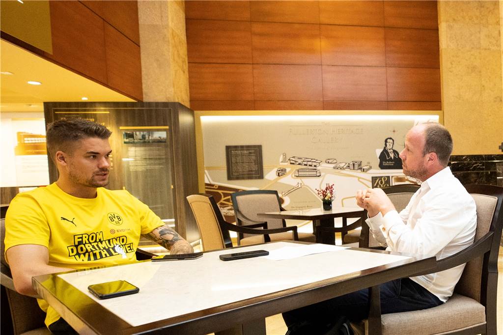 BVB-Torhüter Alexander Meyer im Exklusiv-Interview: „Ich habe alle Eindrücke aufgesaugt“ BVB-Torhüter Alexander Meyer im Gespräch mit Jürgen Koers.