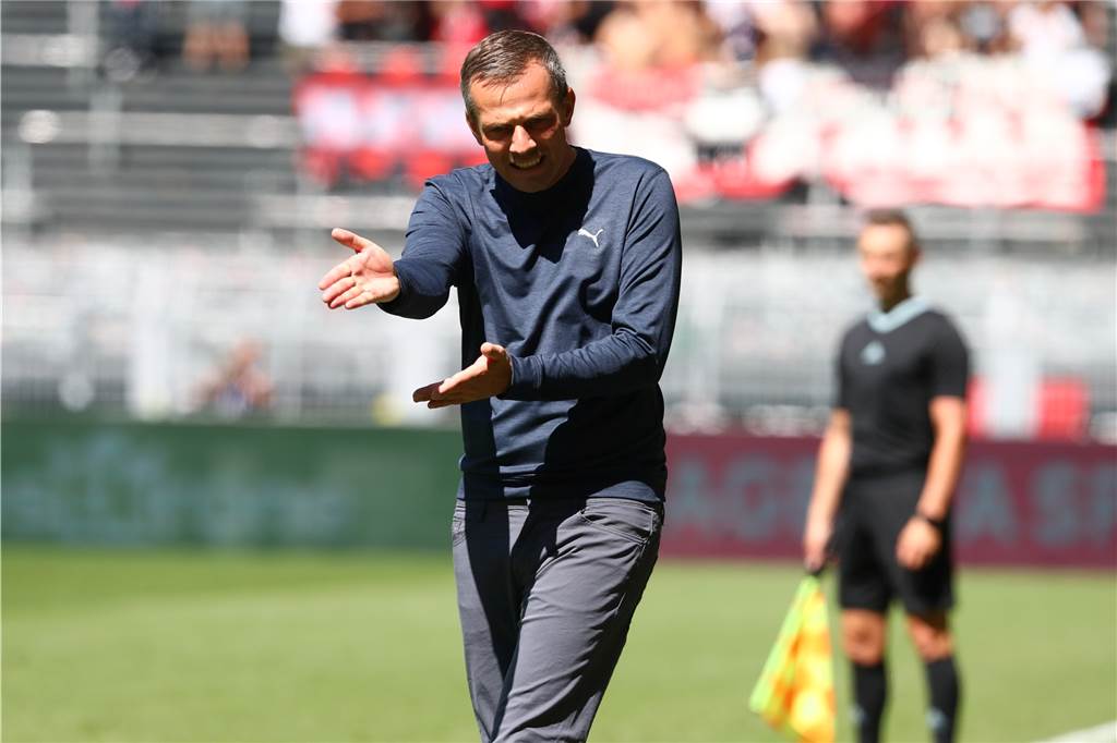 BVB-Trainer Christian Preußer sah einen desolaten Auftritt seiner Mannschaft.