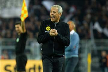 BVB-Trainer Lucien Favre sagte nach dem 3:1 gegen Frankfurt: „Wir haben uns sehr schwer getan.“