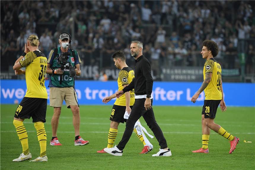 Eine der bittersten Rose-Niederlagen: BVB-Offensive in Mönchengladbach ohne Plan BVB-Trainer Marco Rose erlebte in Mönchengladbach einen bitteren Abend.