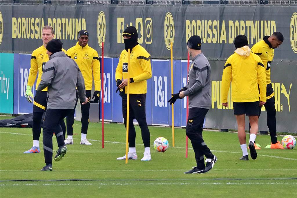 BVB-Training in Brackel am 23. Januar.
