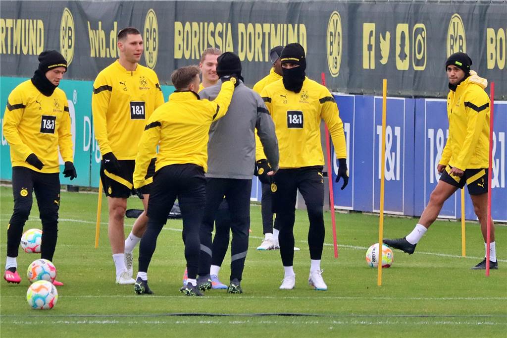 BVB-Training in Brackel am 23. Januar.