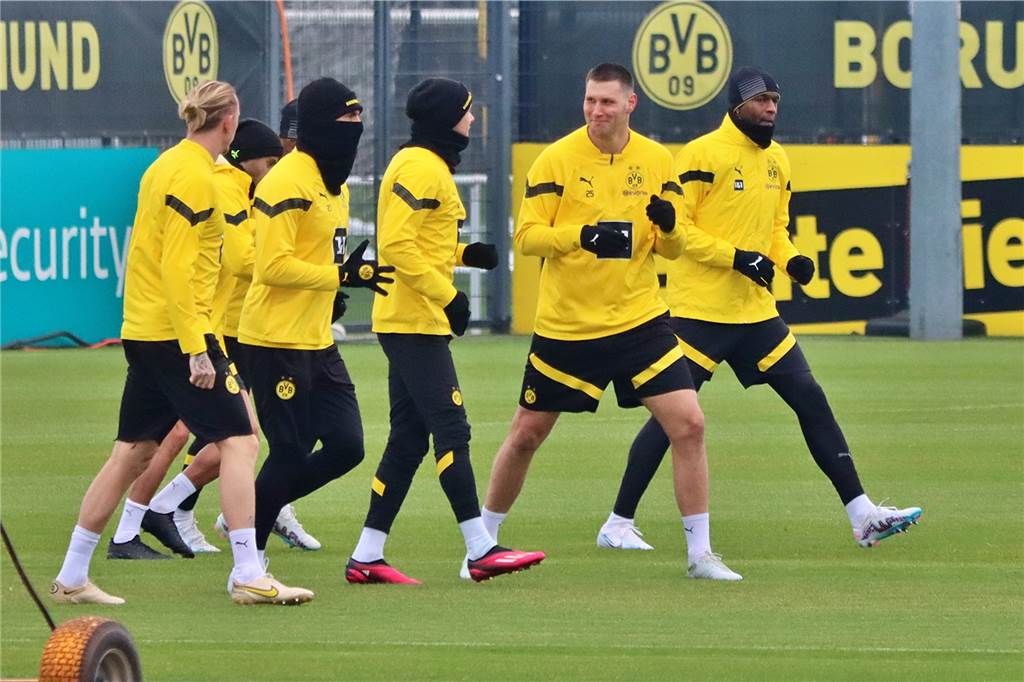 BVB-Training in Brackel am 23. Januar.