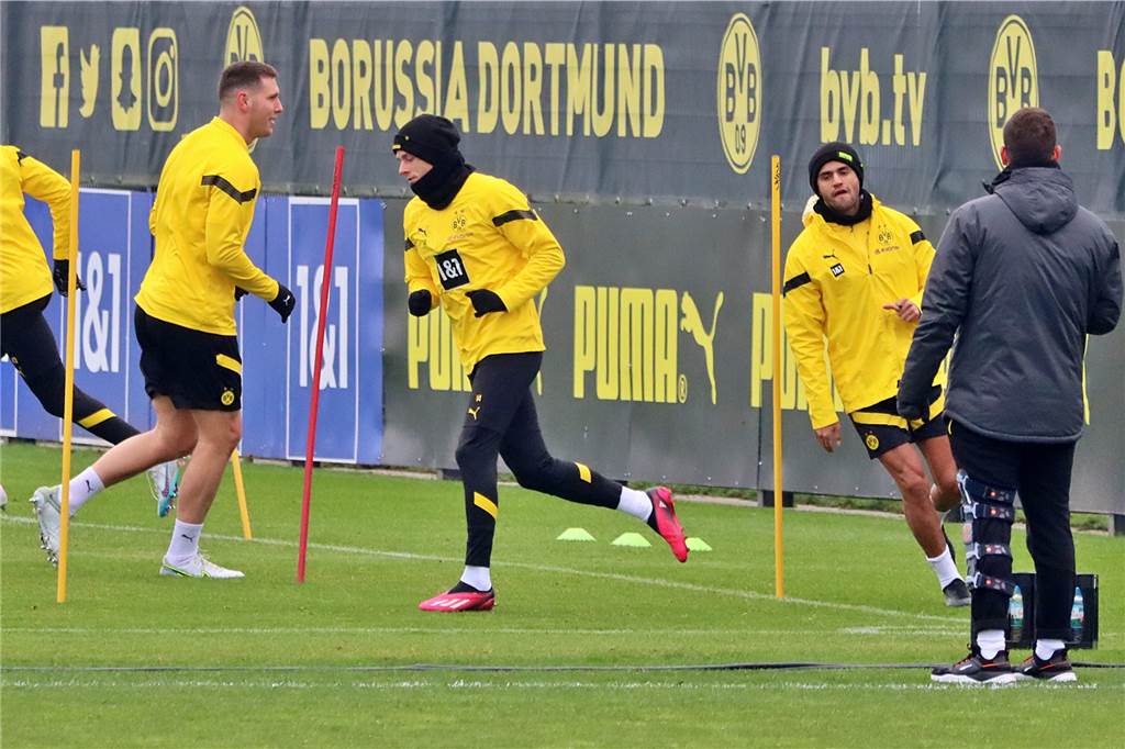 BVB-Training in Brackel am 23. Januar.